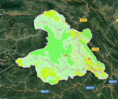 Bản đồ quy hoạch Huyện Quan Hóa, Thanh Hóa