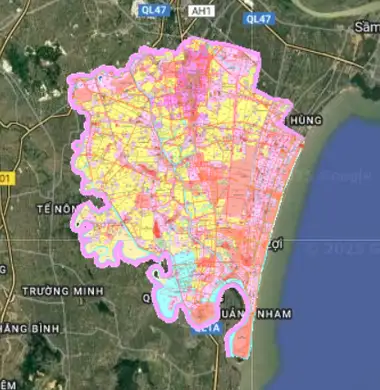 Bản đồ quy hoạch Huyện Quảng Xương, Thanh Hóa