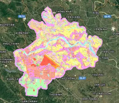 Bản đồ quy hoạch Huyện Thọ Xuân, Thanh Hóa