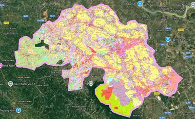 Bản đồ quy hoạch Huyện Triệu Sơn, Thanh Hóa