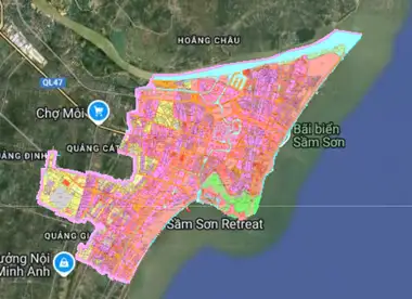 Bản đồ quy hoạch Thành phố Sầm Sơn, Thanh Hóa