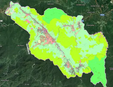 Bản đồ quy hoạch Huyện A Lưới, Thừa Thiên Huế