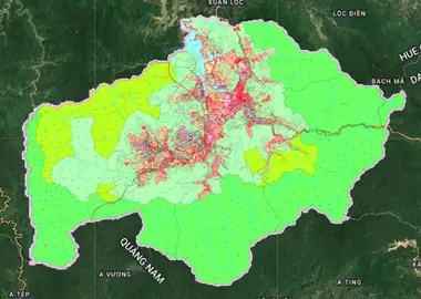 Bản đồ quy hoạch Huyện Nam Đông, Thừa Thiên Huế