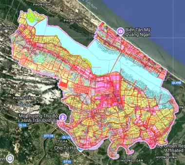 Bản đồ quy hoạch Huyện Quảng Điền, Thừa Thiên Huế