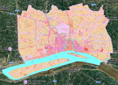 Bản đồ quy hoạch Thành phố Mỹ Tho, Tiền Giang