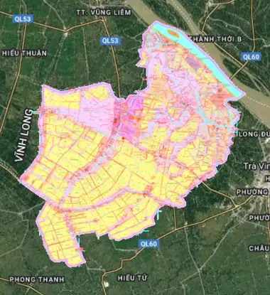 Bản đồ quy hoạch Huyện Càng Long, Trà Vinh