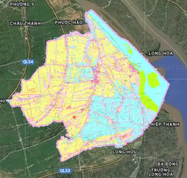 Bản đồ quy hoạch Huyện Cầu Ngang, Trà Vinh