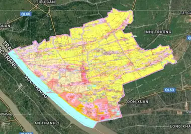 Bản đồ quy hoạch Huyện Trà Cú, Trà Vinh