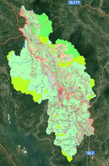 Bản đồ quy hoạch Huyện Hàm Yên, Tuyên Quang