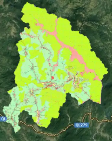 Bản đồ quy hoạch Huyện Lâm Bình, Tuyên Quang