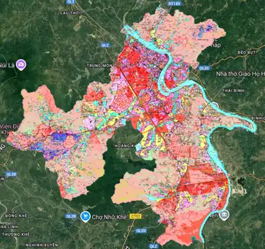 Bản đồ quy hoạch Thành phố Tuyên Quang, Tuyên Quang