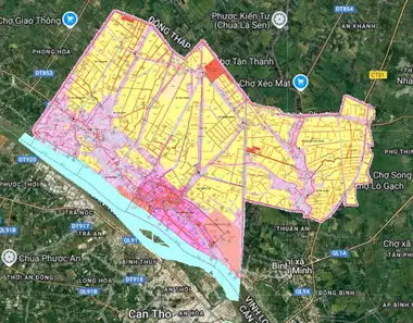 Bản đồ quy hoạch Huyện Bình Tân, Vĩnh Long