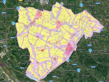 Bản đồ quy hoạch Huyện Tam Bình, Vĩnh Long