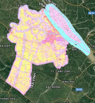 Bản đồ quy hoạch Huyện Vũng Liêm, Vĩnh Long