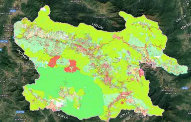 Bản đồ quy hoạch Huyện Mù Căng Chải, Yên Bái