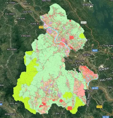 Bản đồ quy hoạch Huyện Trấn Yên, Yên Bái