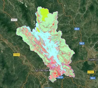 Bản đồ quy hoạch Huyện Yên Bình, Yên Bái