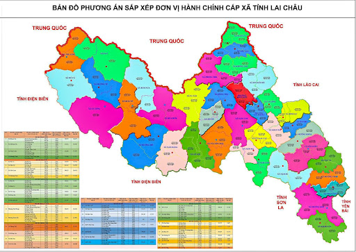 Bản đồ Lai Châu sau sáp nhập
