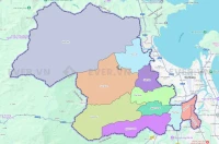 Bản đồ hành chính huyện Hòa Vang, Đà Nẵng trước sáp nhập