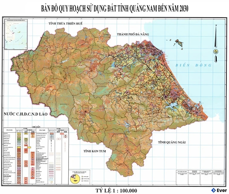 Bản đồ quy hoạch huyện Tây Giang