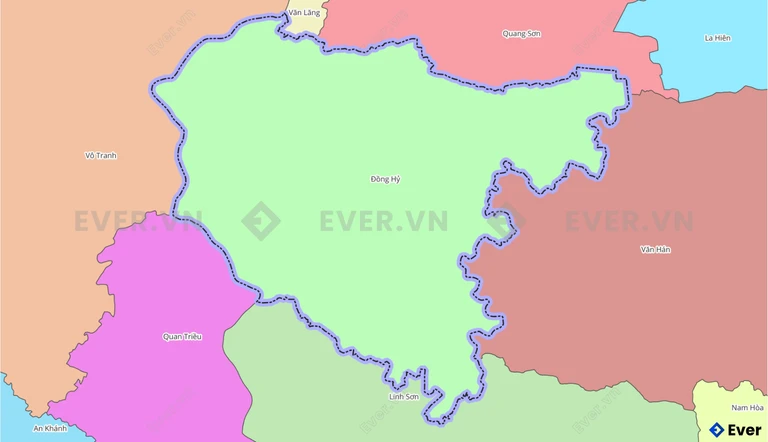 Bản đồ xã Đồng Hỷ, Thá i Nguyên sau sáp nhập