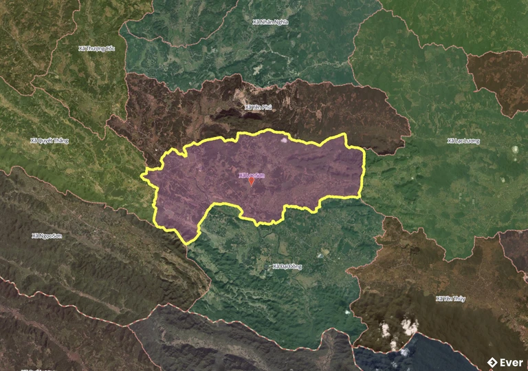 Bản đồ xã Lạc Sơn, Phú Thọ sau sáp nhập