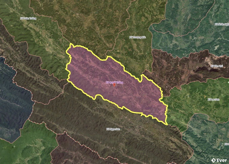 Bản đồ xã Quyết Thắng, Phú Thọ sau sáp nhập