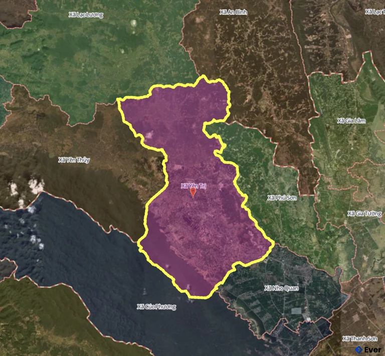 Bản đồ xã Yên Trị, Phú Thọ sau sáp nhập