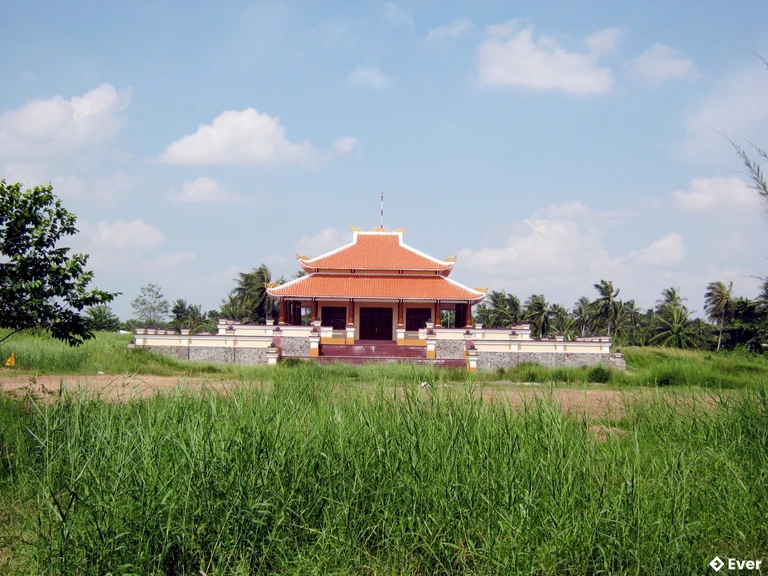 Đền thờ Bác Hồ tại xã An Thạnh sau sáp nhập