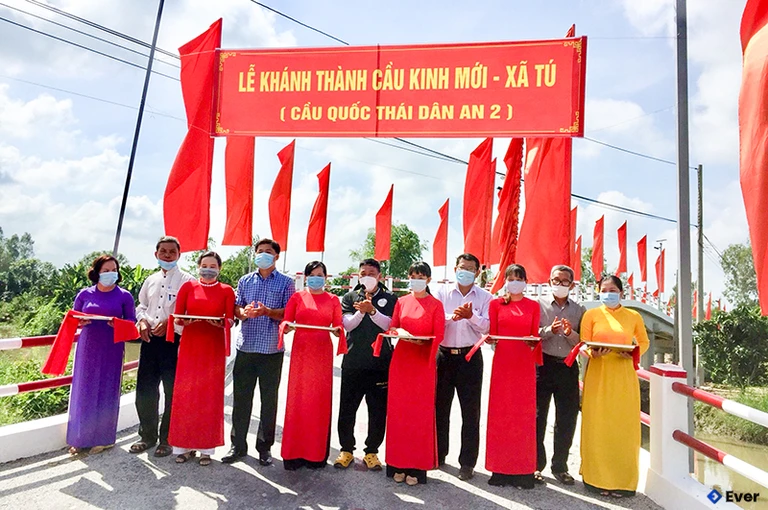 Hạ tầng giao thông xã Trung Hưng khởi sắc với nhiều cây cầu được khánh thành