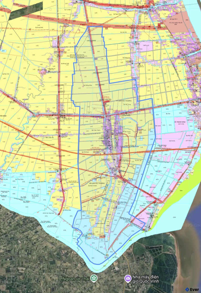 Bản đồ quy hoạch xã Lịch Hội Thượng