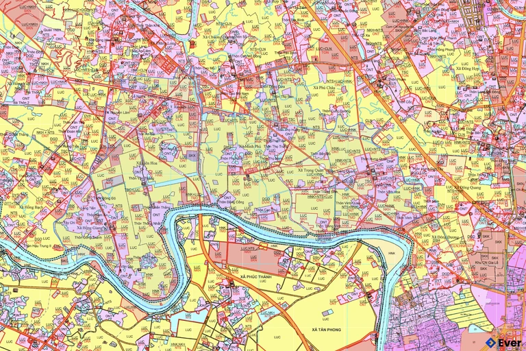 Bản đồ quy hoạch xã Nam Tiên Hưng