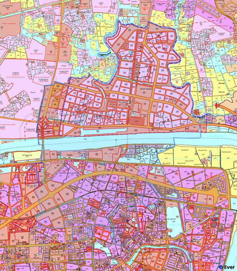 Bản đồ quy hoạch phường Thành Đông