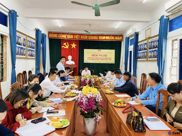 Trụ sở hành chính xã Bình Minh sau sáp nhập