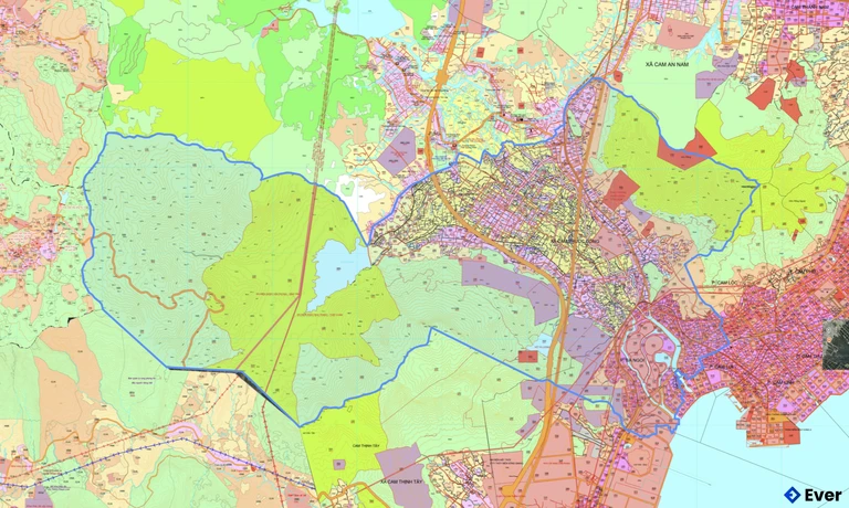 Bản đồ quy hoạch phường Ba Ngòi