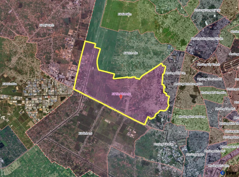 Bản đồ xã Tân Vĩnh Lộc, thành phố Hồ Chí Minh sau sáp nhập