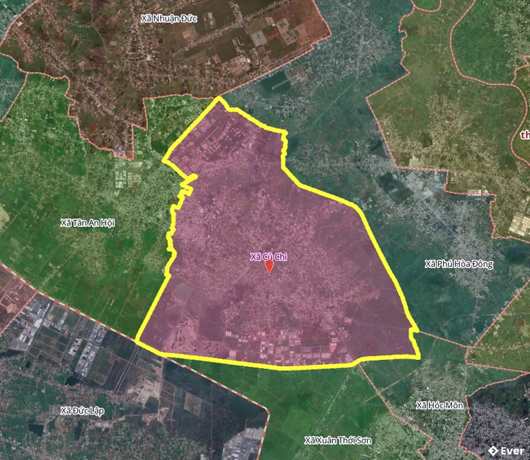 Bản đồ xã Củ Chi, thành phố Hồ Chí Minh sau sáp nhập