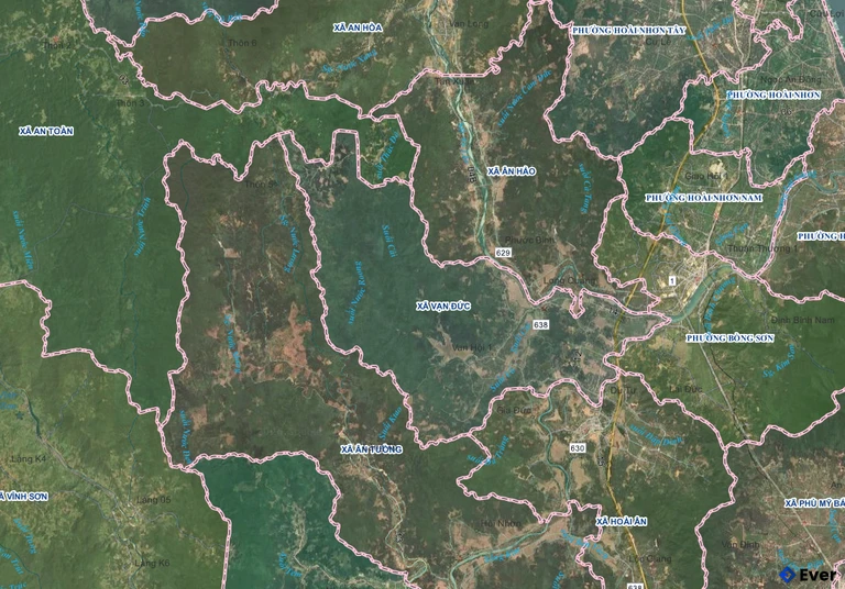 Bản đồ xã Vạn Đức, Gia Lai sau sáp nhập