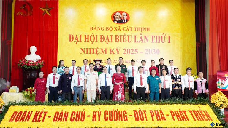 Ban Chấp hành Đảng bộ xã Cát Thịnh lần thứ I