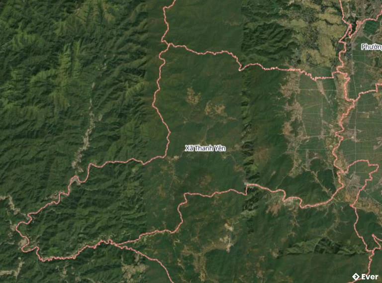 Bản đồ địa hình Thanh Yên
