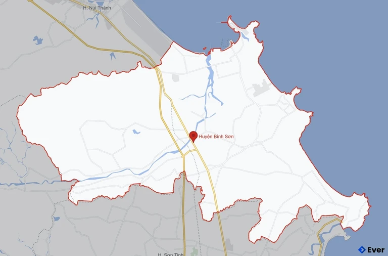 Bản đồ giao thông Huyện Bình Sơn