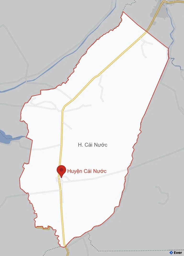 Bản đồ giao thông Huyện Cái Nước