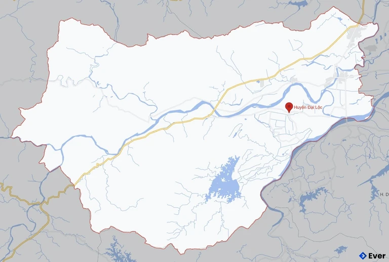 Bản đồ giao thông Huyện Đại Lộc