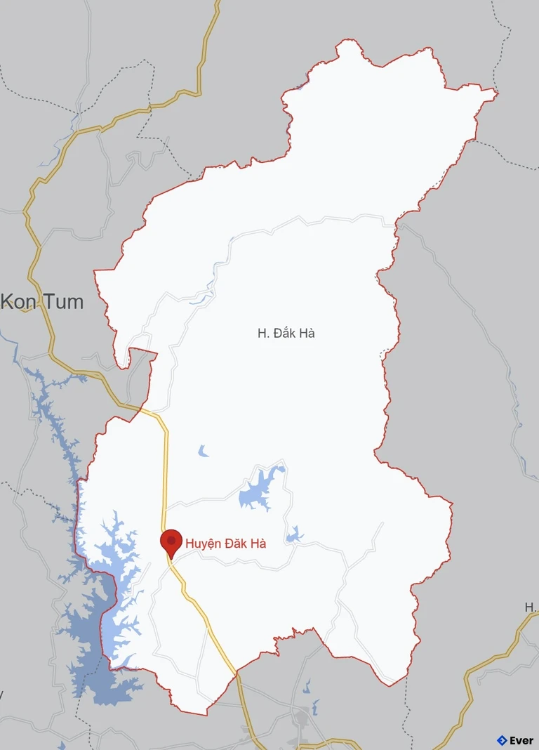 Bản đồ giao thông Huyện Đăk Hà