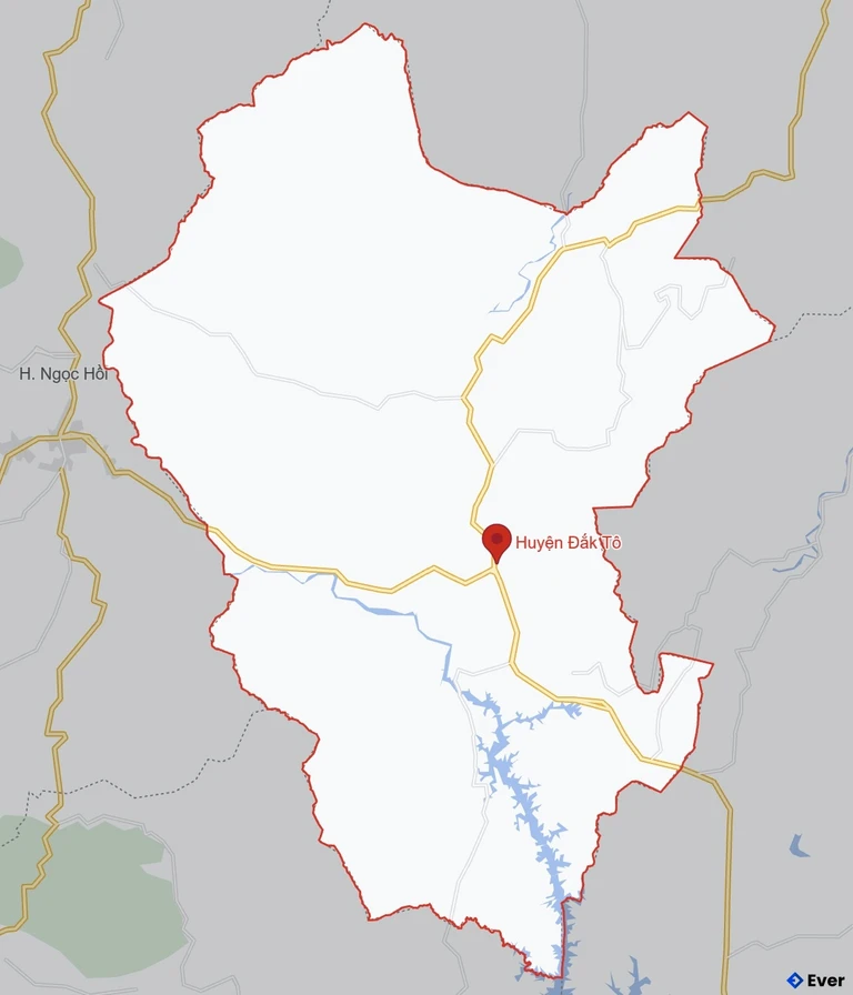 Bản đồ giao thông Huyện Đăk Tô