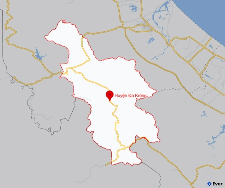 Bản đồ giao thông Huyện Đakrông