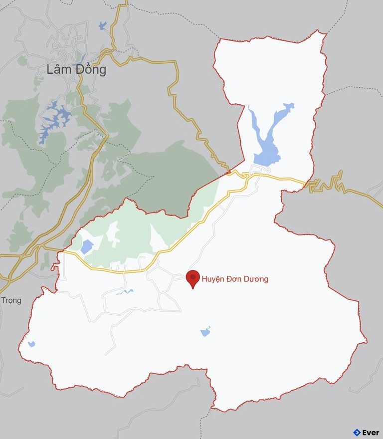 Bản đồ giao thông Huyện Đơn Dương
