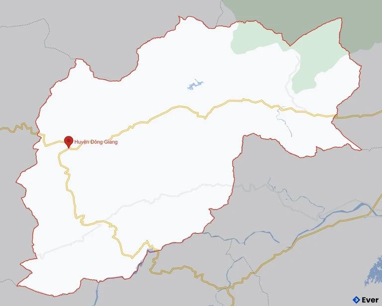 Bản đồ giao thông Huyện Đông Giang