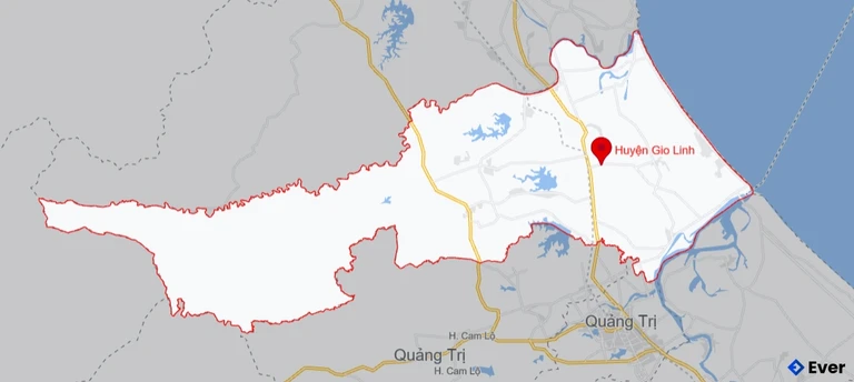 Bản đồ giao thông Huyện Gio Linh
