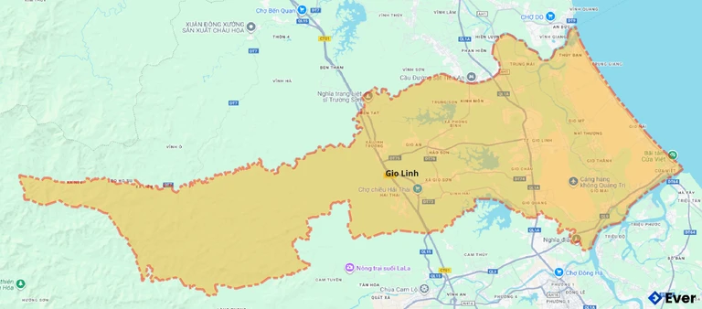 Bản đồ giao thông huyện Gio Linh
